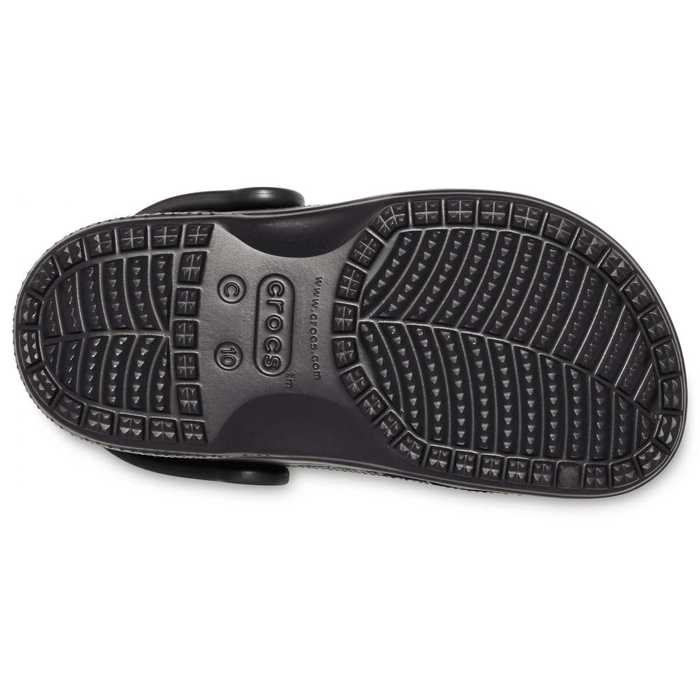 Crocs Baya Kids' Clogs Black | DASXGF489