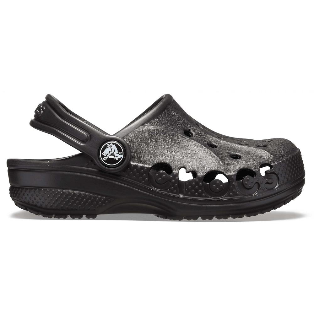 Crocs Baya Kids' Clogs Black | DASXGF489