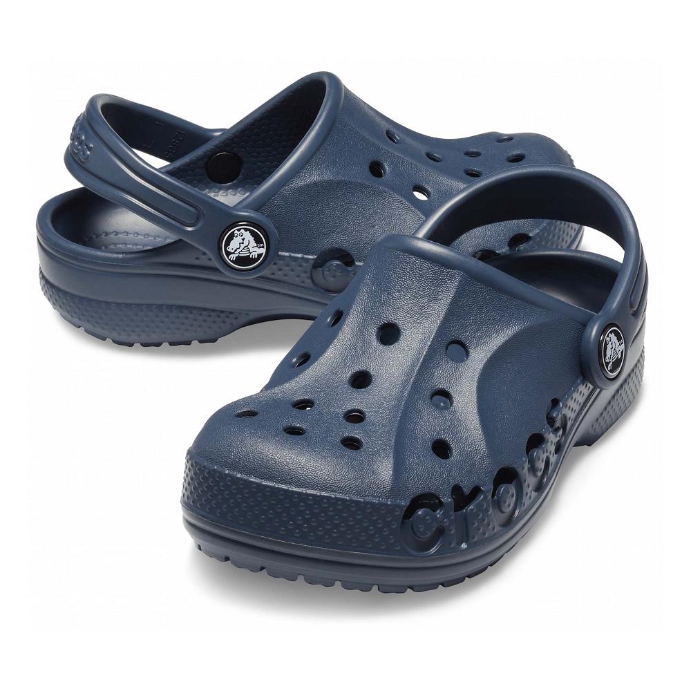 Crocs Baya Kids' Clogs Navy | LZHTBY965