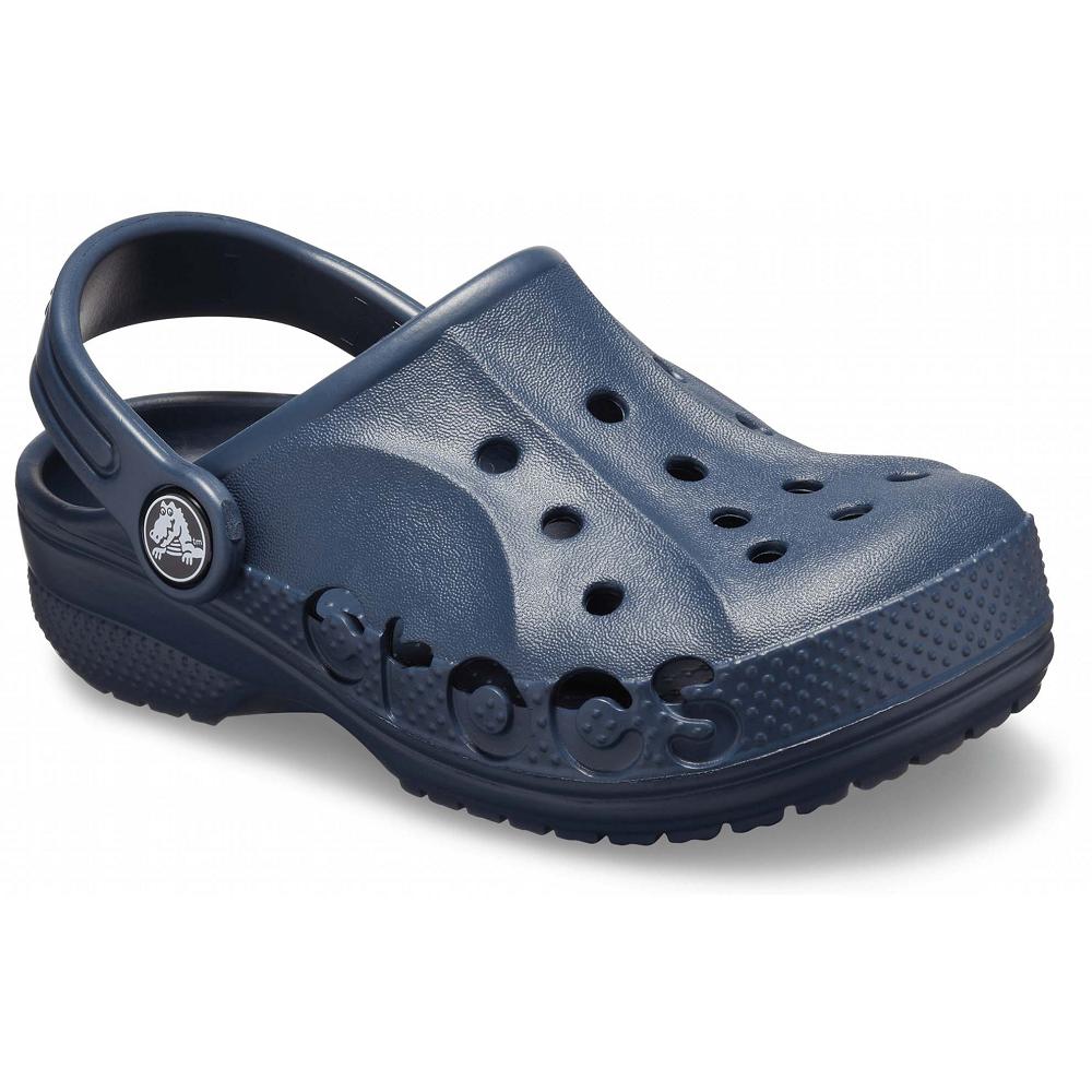 Crocs Baya Kids\' Clogs Navy | LZHTBY965