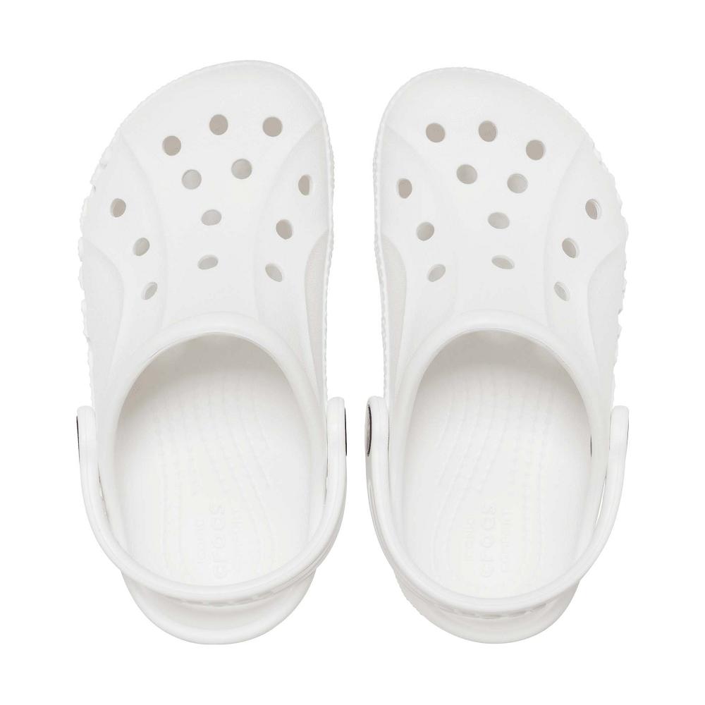 Crocs Baya Kids' Clogs White | UZMLOX724