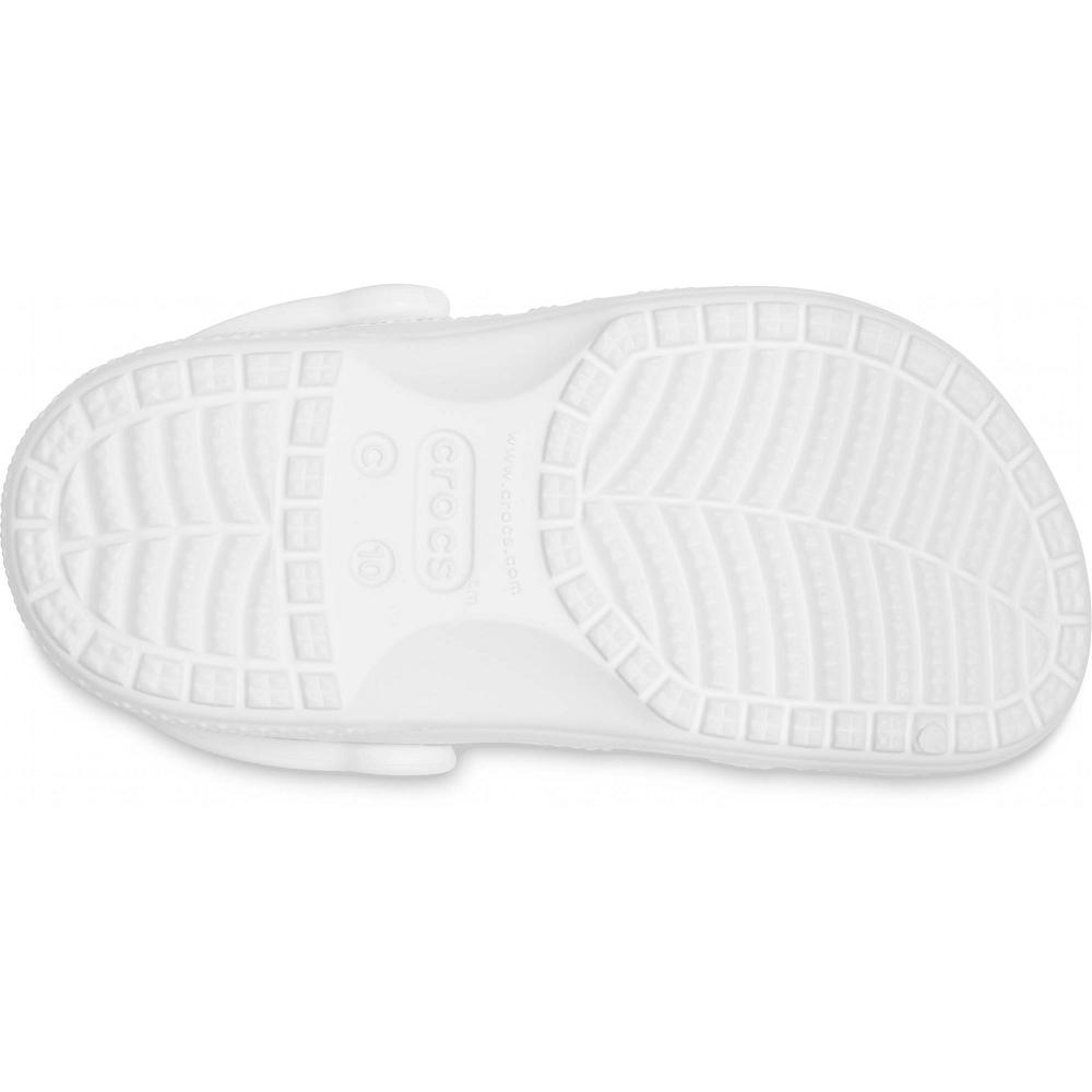 Crocs Baya Kids' Clogs White | UZMLOX724