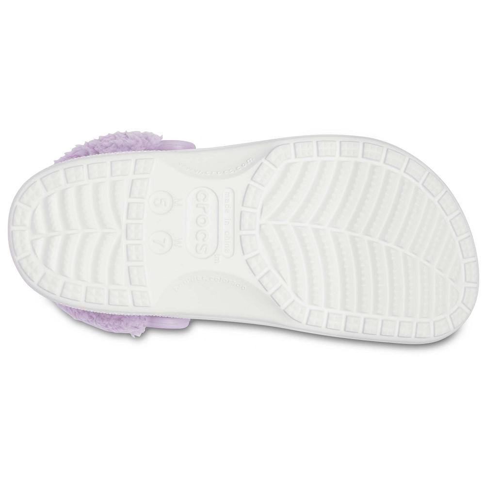 Crocs Baya Lined FuzzNew Zealand -Strap Men Clogs White | APWQNM302