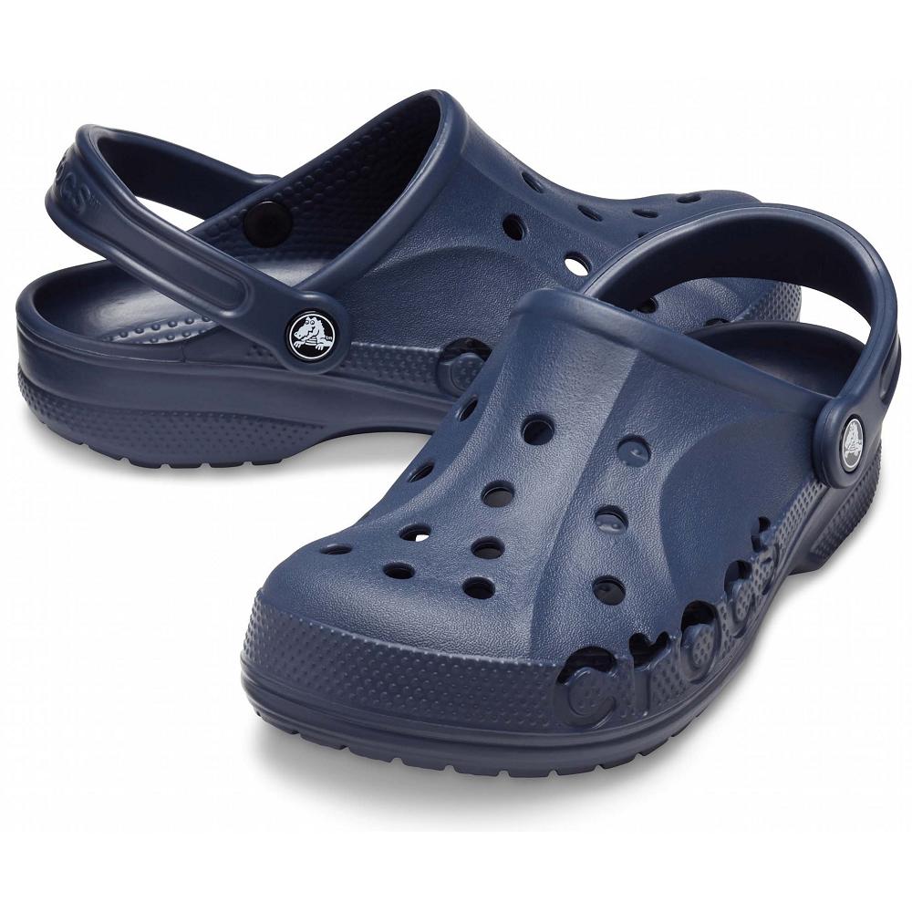 Crocs Baya Men Clogs Navy | XJQWCN521