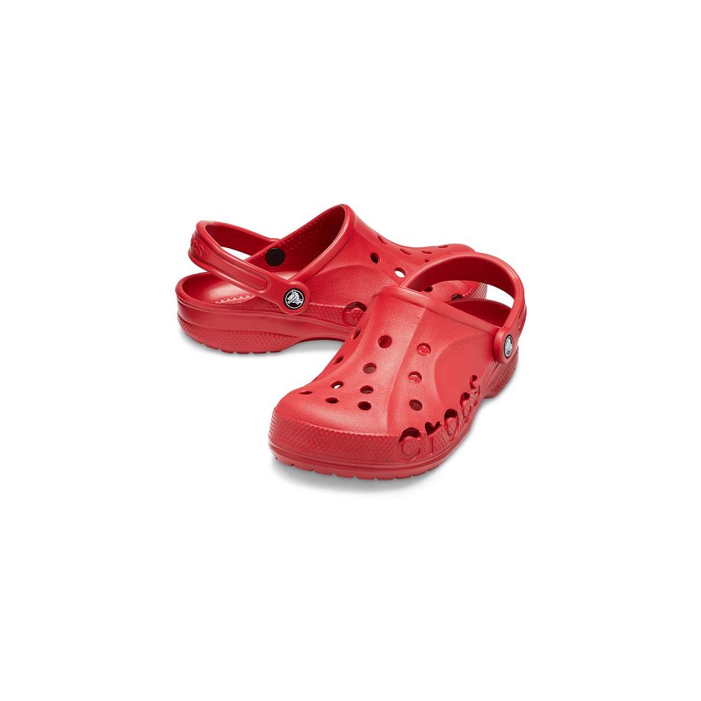 Crocs Baya Men Clogs Red | PZSFXJ913