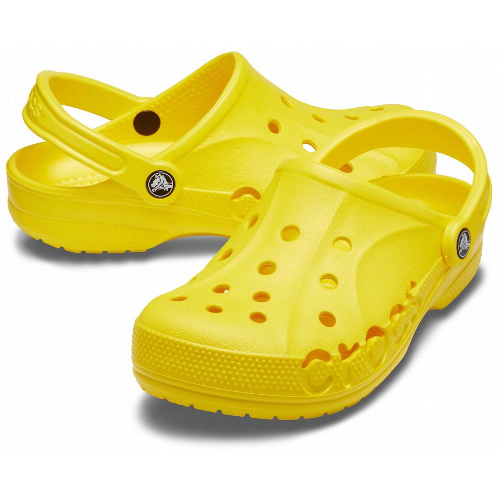 Crocs Baya Men Clogs Yellow | SNQCTY540