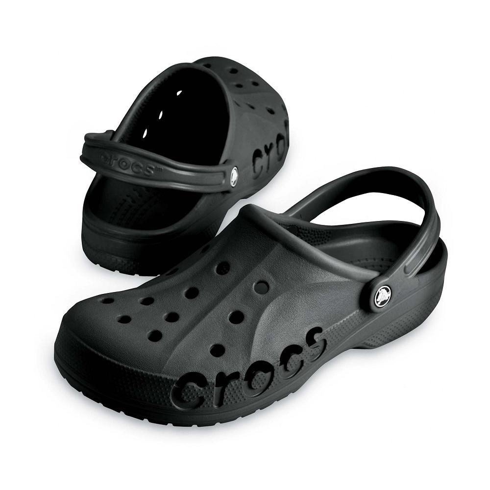 Crocs Baya Women Clogs Grey / Black | GAVRCT196
