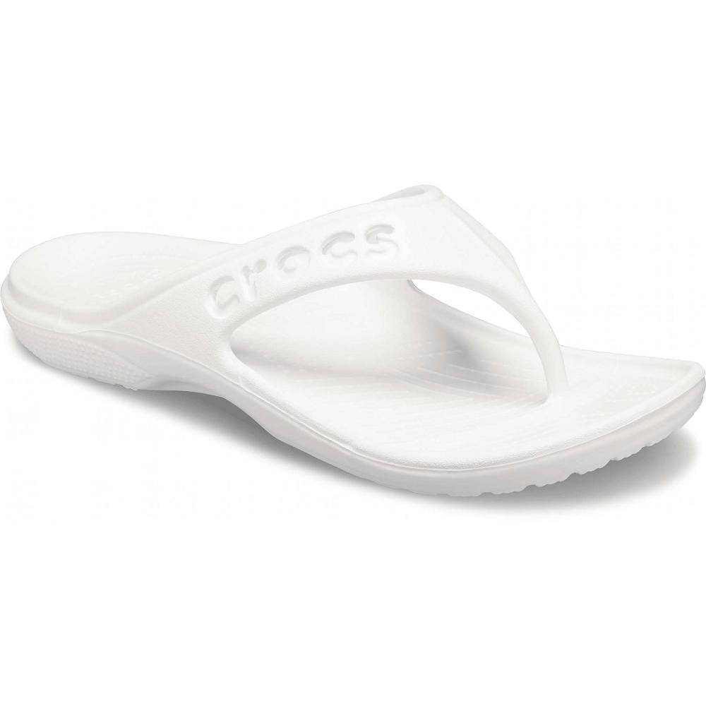 Crocs Baya Women Flip Flops White | FMQTYA053