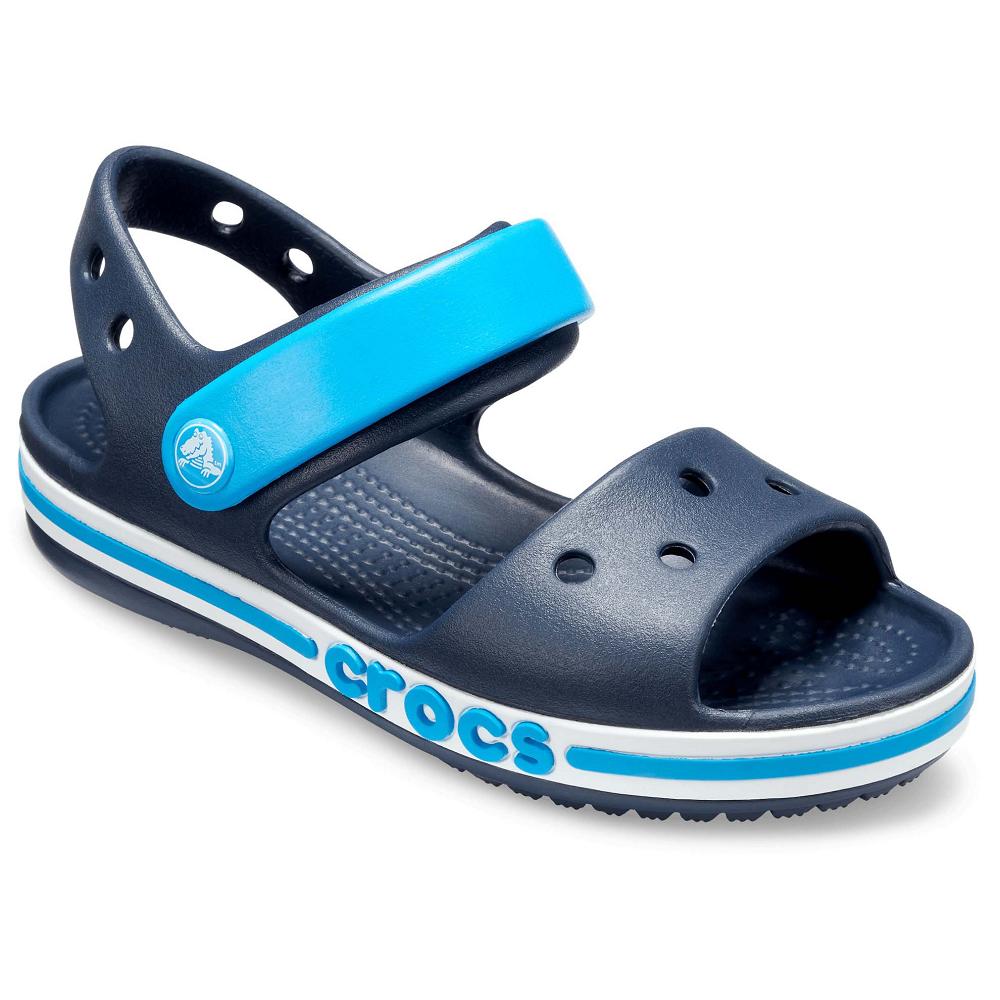 Crocs Bayaband Kids\' Sandals Navy | HCUWTP736