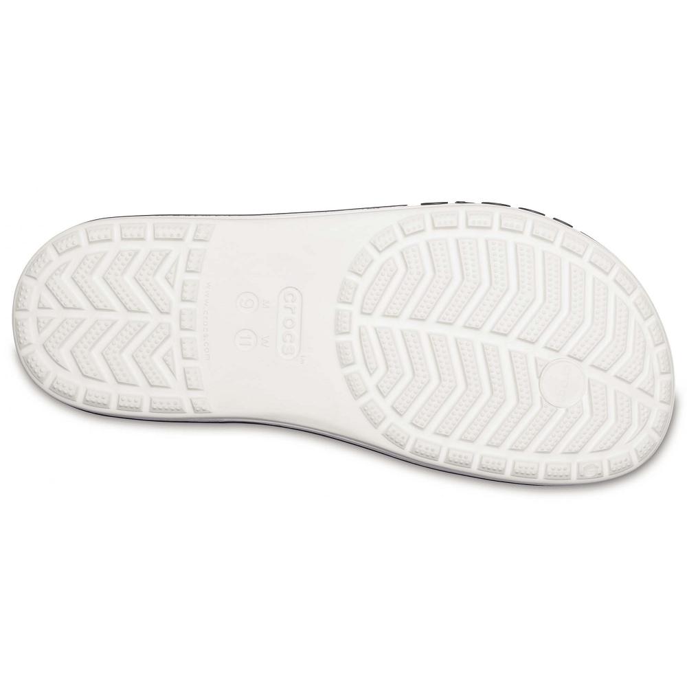 Crocs Bayaband Men Flip Flops White | IQOXKW465