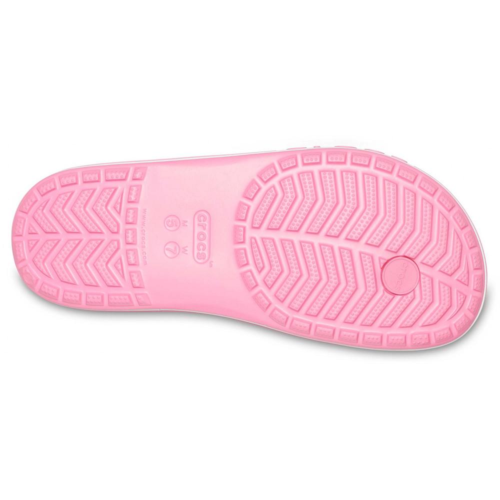 Crocs Bayaband Women Flip Flops Pink | PLIKOB290