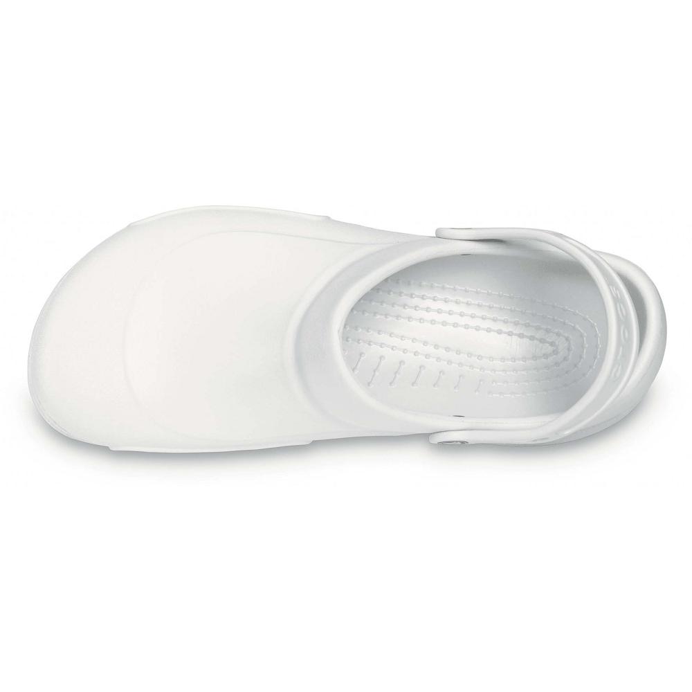 Crocs Bistro Men Clogs White | ZVAMUF510