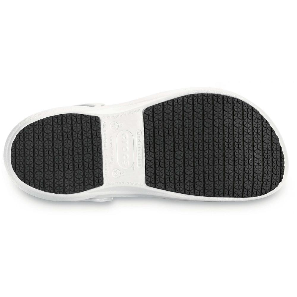 Crocs Bistro Men Clogs White | ZVAMUF510