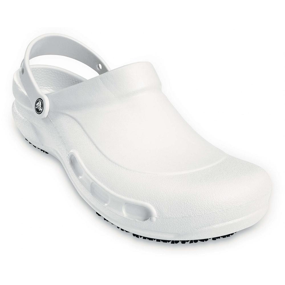 Crocs Bistro Men Clogs White | ZVAMUF510
