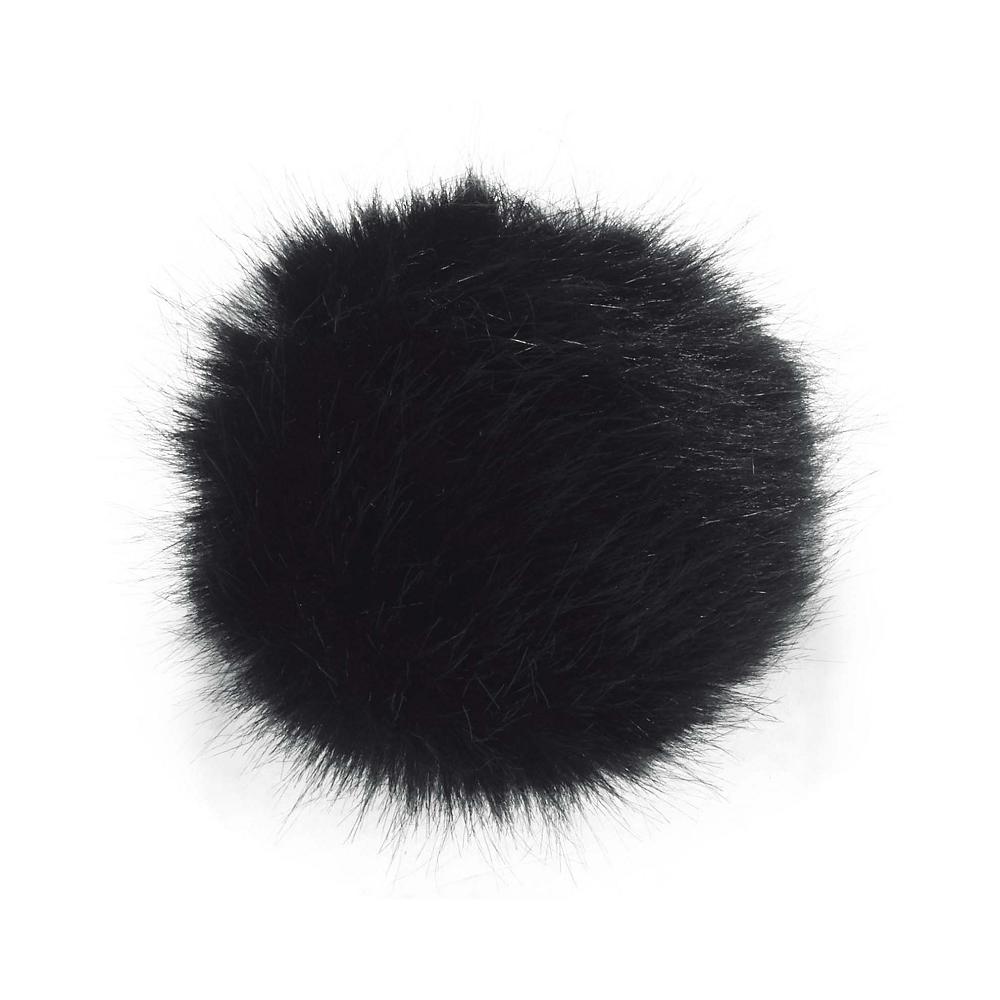 Crocs Black Puff Ball Men Jibbitz Charms | BRHKFI380