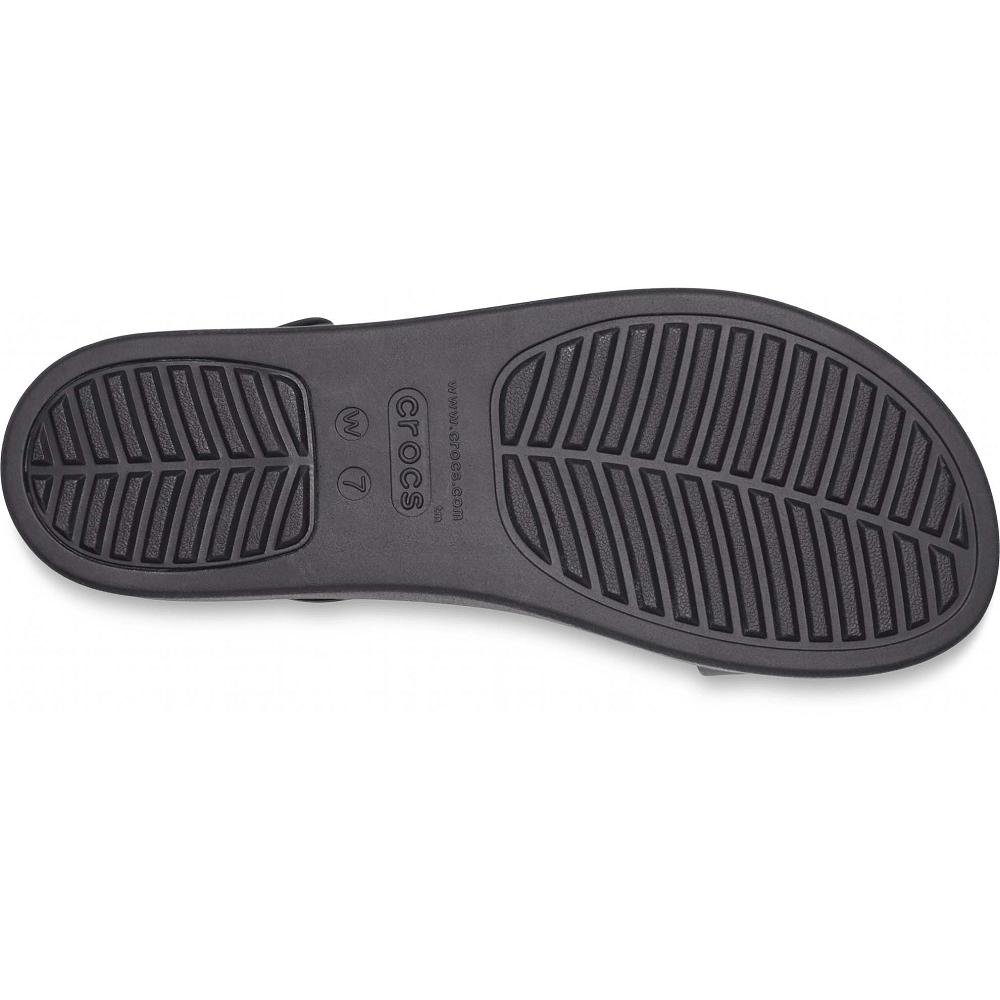 Crocs Brooklyn Low Women Wedge Black | EGUIWZ062