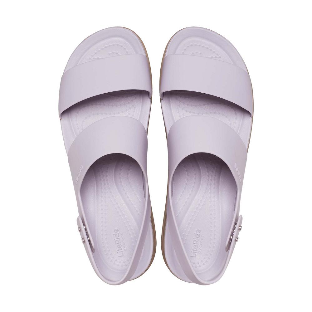 Crocs Brooklyn Low Women Wedge Pink | IAUTMV896
