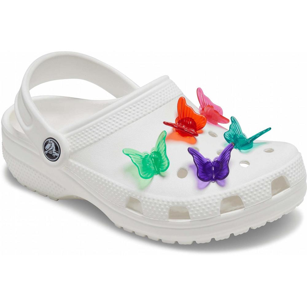 Crocs Butterfly Clip 5 Pack Women Jibbitz Charms | OPURDE476