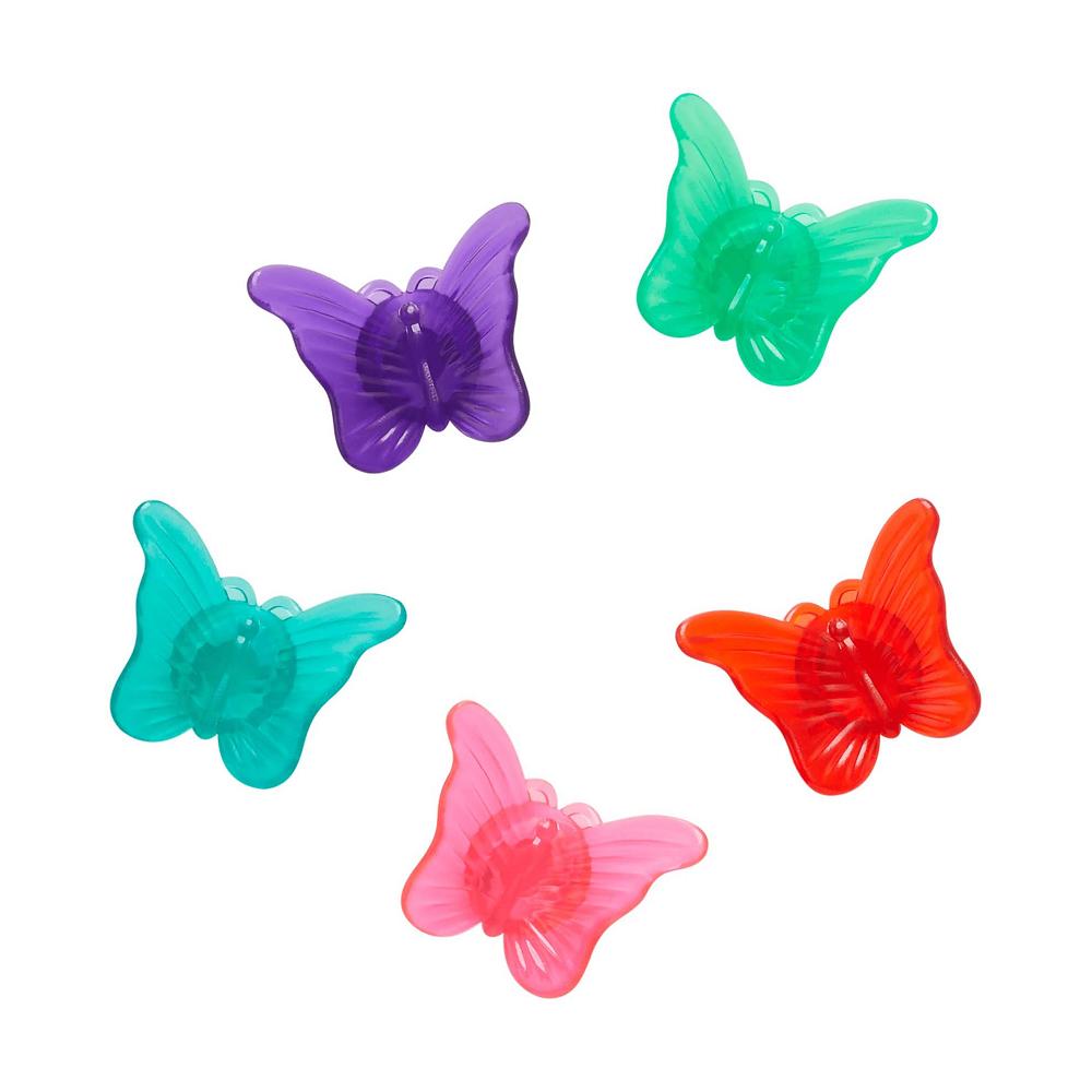 Crocs Butterfly Clip 5 Pack Women Jibbitz Charms | OPURDE476