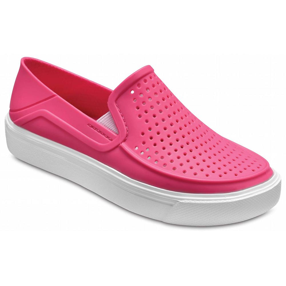 Crocs CitiLane Roka SlipNew Zealand -On Kids\' Sneakers Pink | KTXSVB376