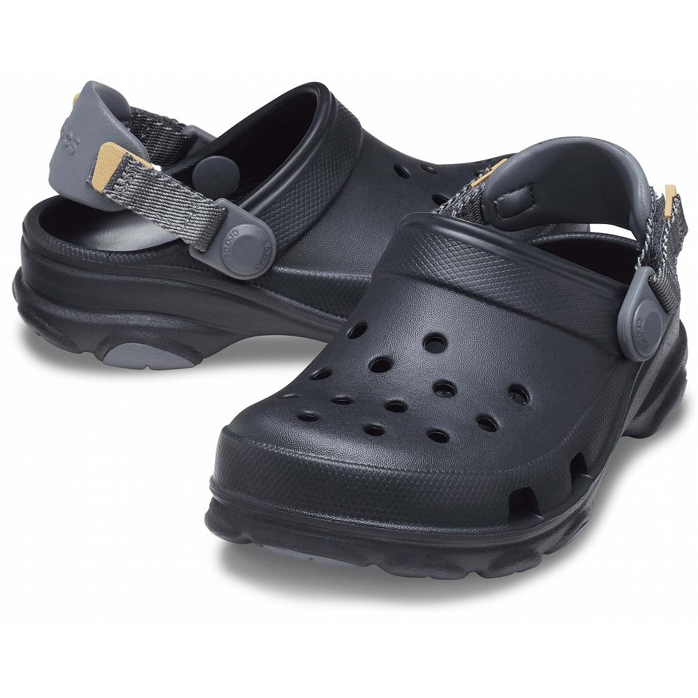 Crocs Classic AllNew Zealand -Terrain Kids' Clogs Black | OZSJTL102