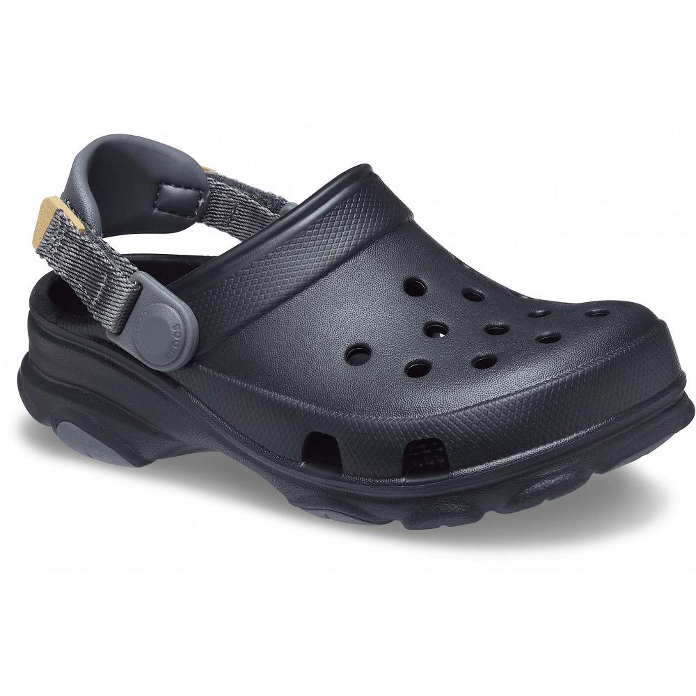 Crocs Classic AllNew Zealand -Terrain Kids\' Clogs Black | OZSJTL102