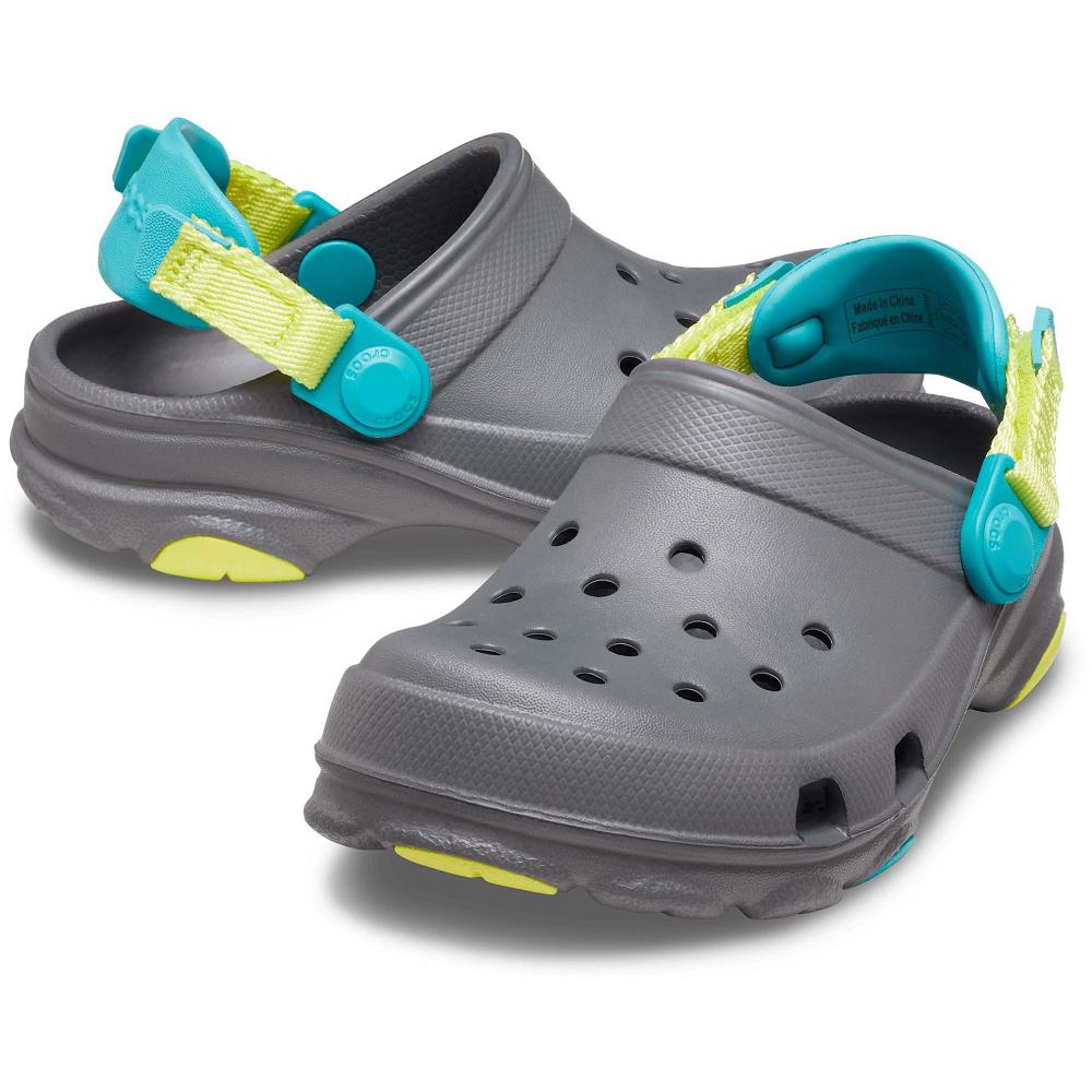 Crocs Classic AllNew Zealand -Terrain Kids' Clogs Grey | FBIVWY129