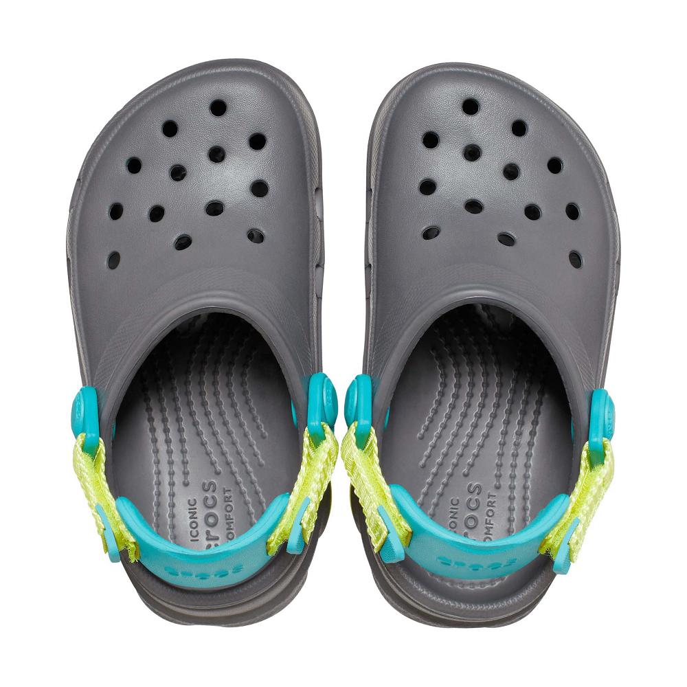 Crocs Classic AllNew Zealand -Terrain Kids' Clogs Grey | FBIVWY129