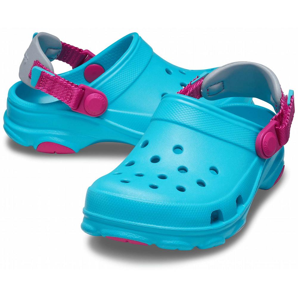 Crocs Classic AllNew Zealand -Terrain Kids' Clogs Light Turquoise | DMZYAL261