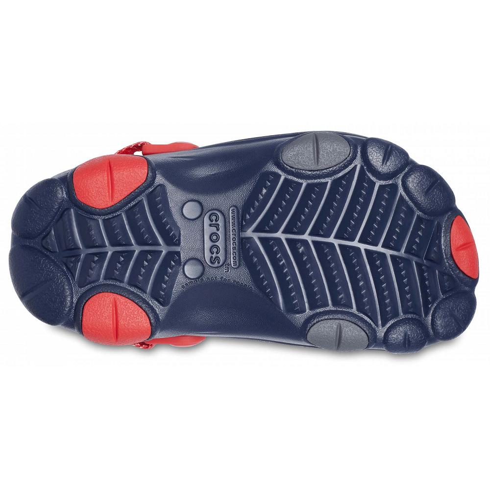 Crocs Classic AllNew Zealand -Terrain Kids' Clogs Navy | UXLRGH254