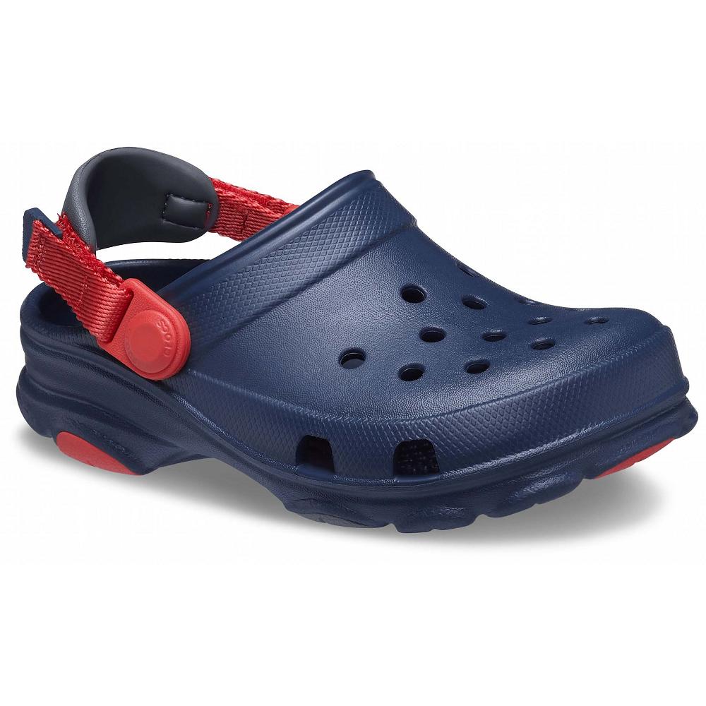 Crocs Classic AllNew Zealand -Terrain Kids\' Clogs Navy | UXLRGH254