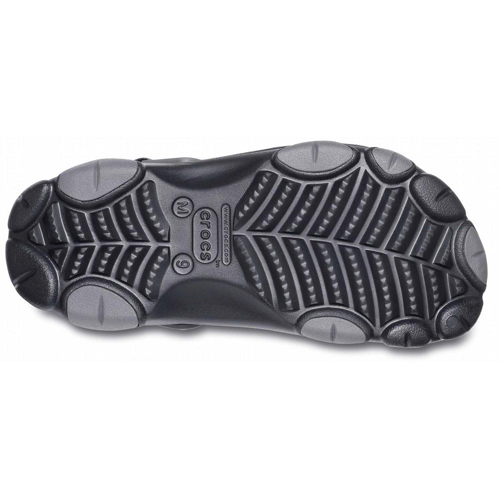 Crocs Classic AllNew Zealand -Terrain Men Clogs Black | BOQXUT261
