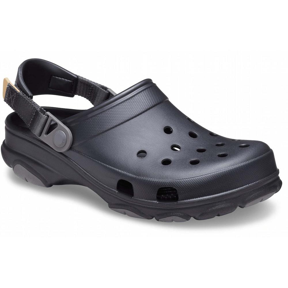 Crocs Classic AllNew Zealand -Terrain Men Clogs Black | BOQXUT261
