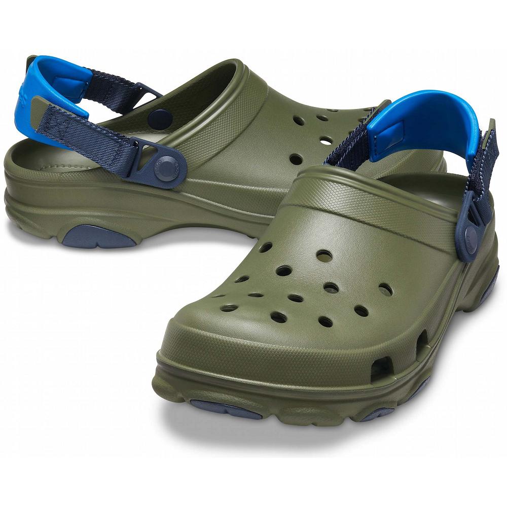 Crocs Classic AllNew Zealand -Terrain Men Clogs Olive | KXTGUE942