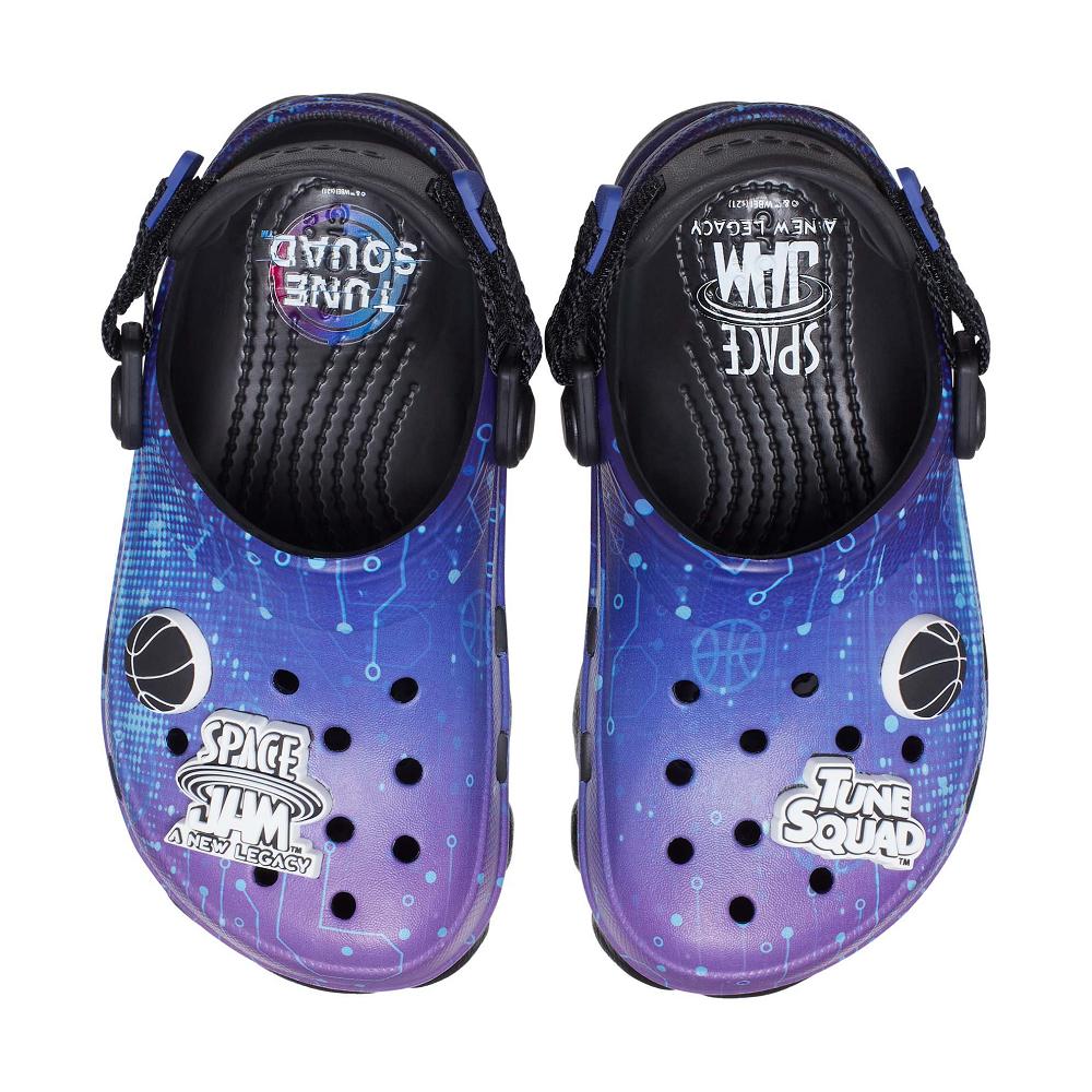 Crocs Classic All Terrain Space Jam II Kids' Clogs Purple / Multicolor | MGLXHW578