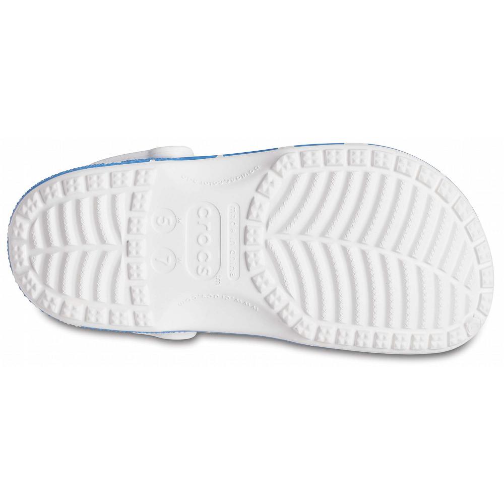 Crocs Classic American Flag Women Clogs Blue | GPHBAK597
