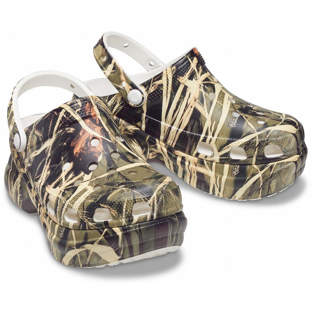 Crocs Classic Bae Realtree Women Clogs Brown | EGXIKT715