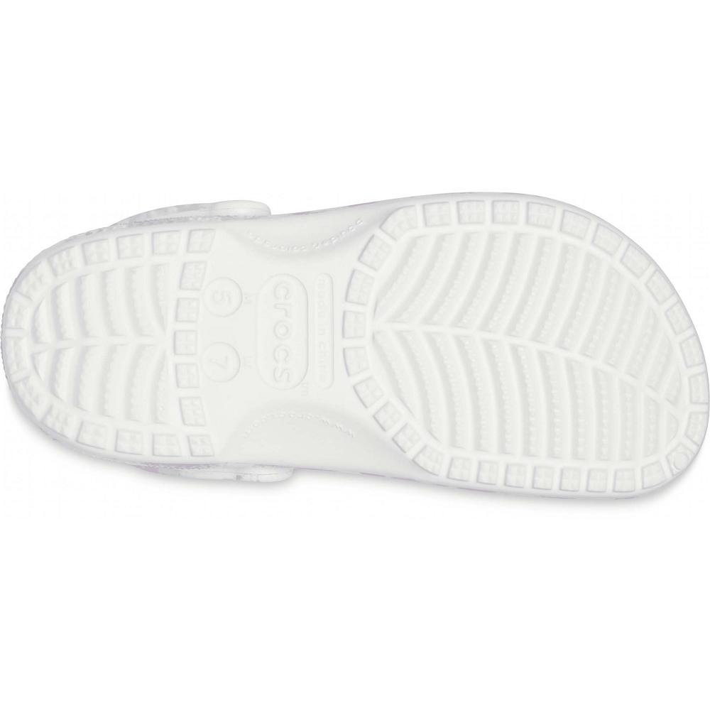 Crocs Classic Bleach Dye Men Clogs White / Multicolor | OXETVJ794