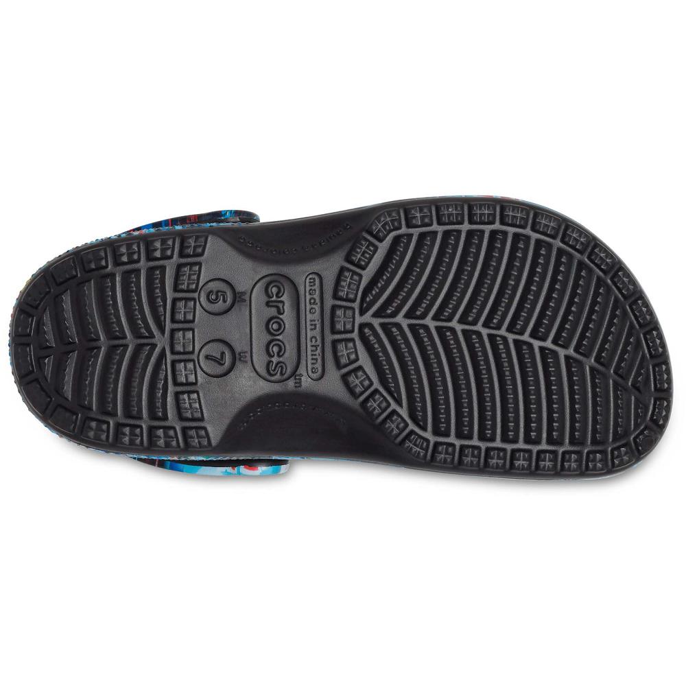 Crocs Classic Cyber Nights Men Clogs Multicolor | RBECDW014