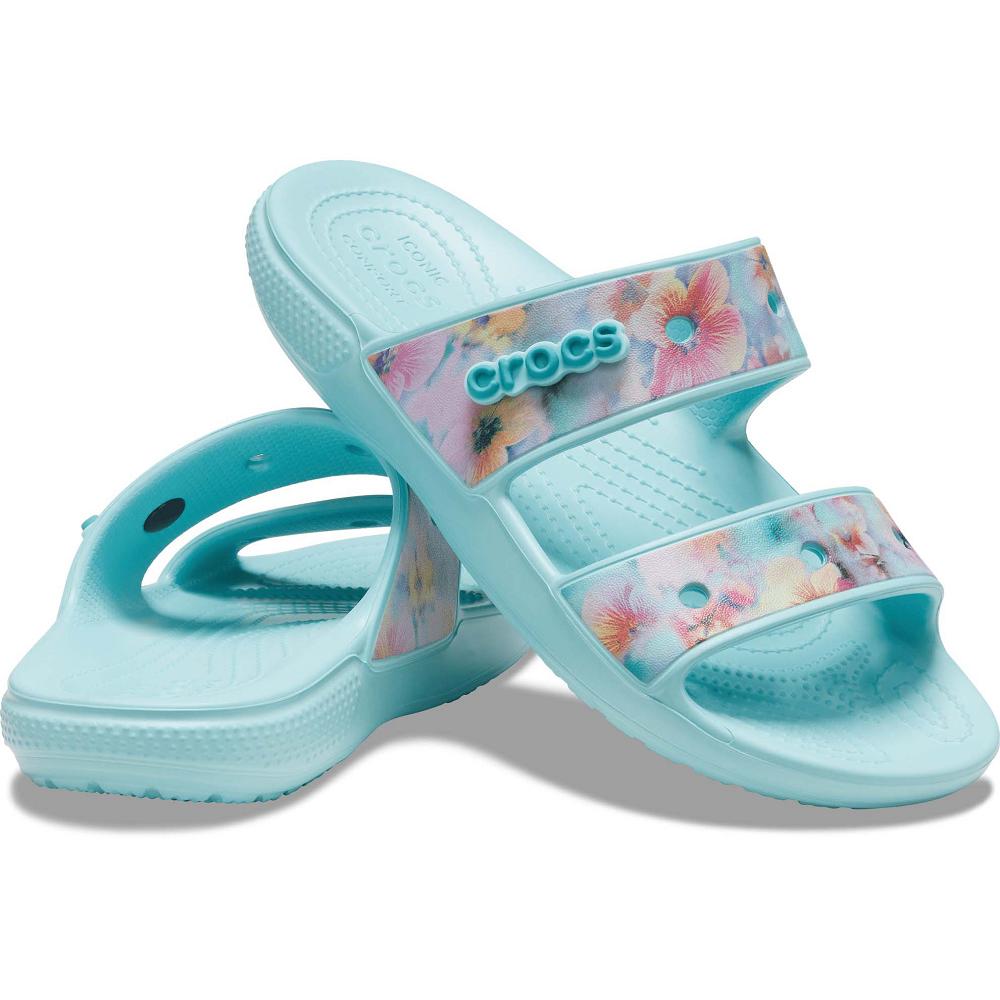 Crocs Classic Dream Men Sandals Turquoise | GSDNFA684
