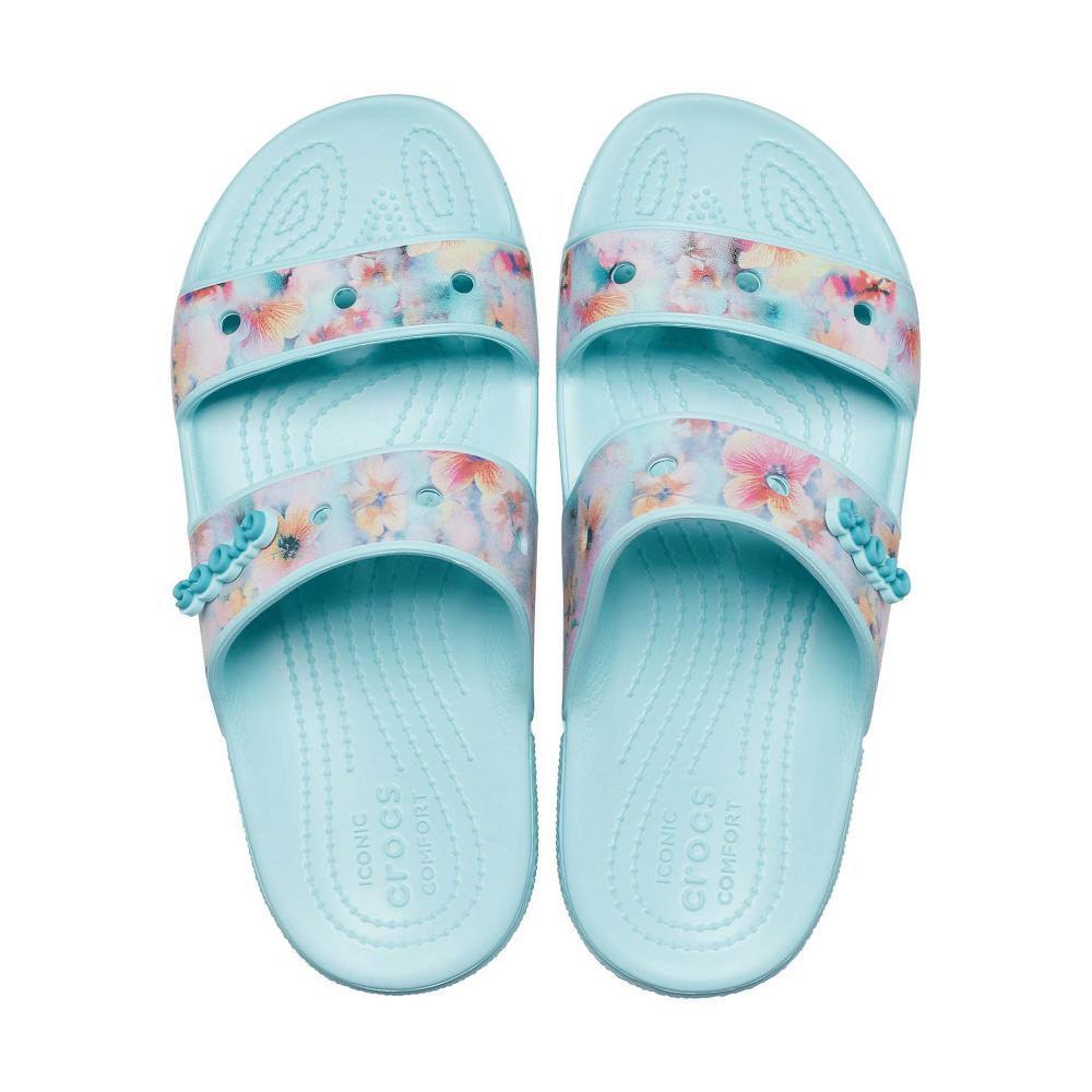 Crocs Classic Dream Men Sandals Turquoise | GSDNFA684