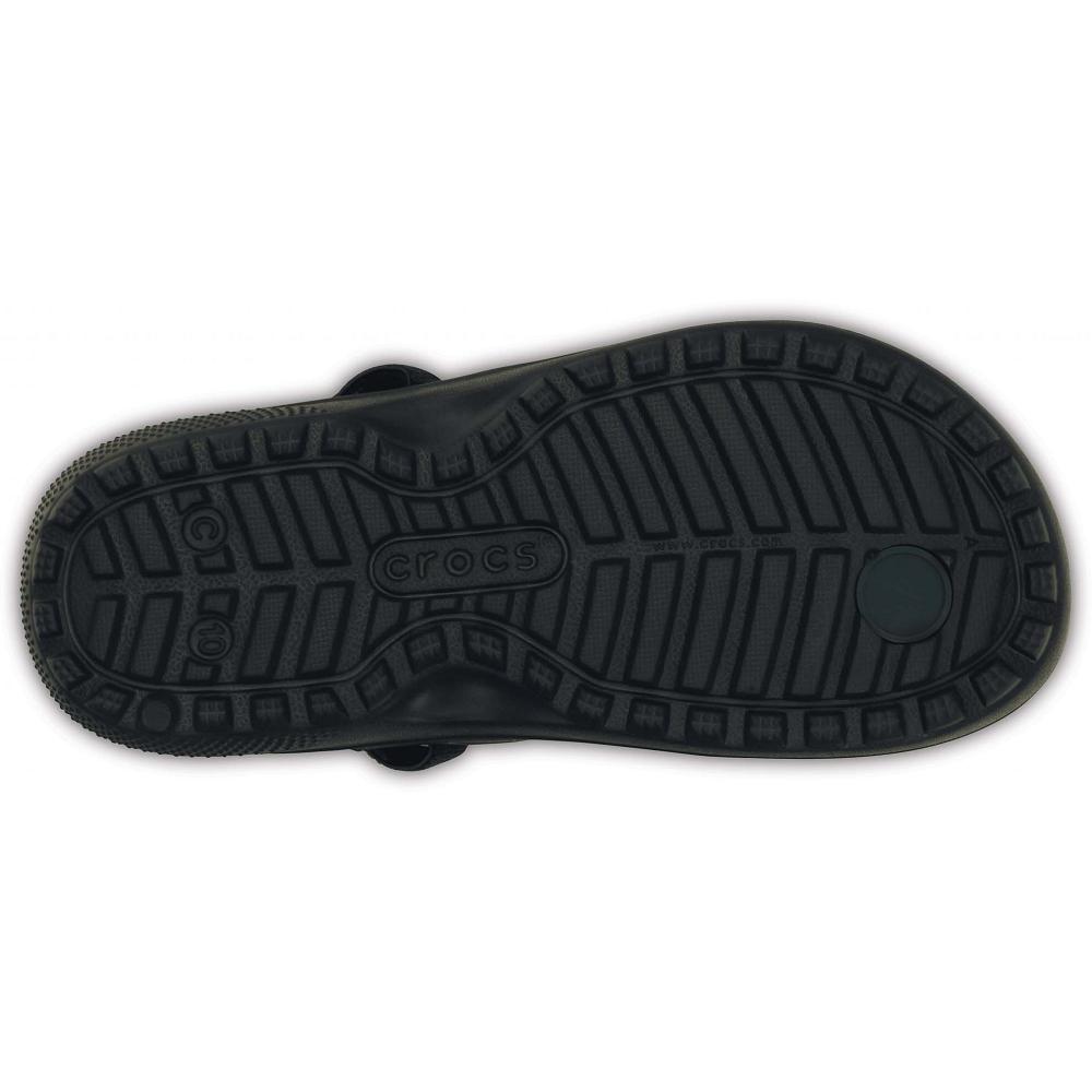 Crocs Classic Flip Kids' Clogs Black | QCAHTR184