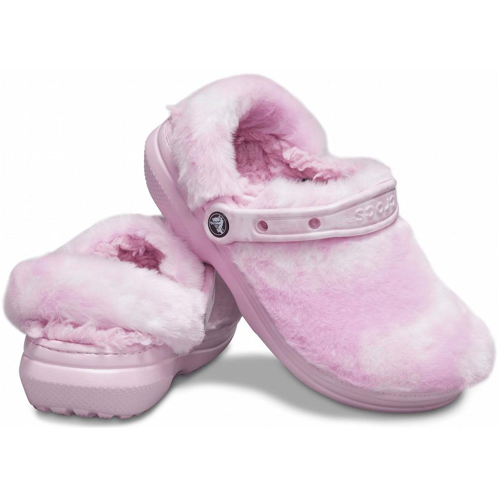 Crocs Classic Fur Sure Men Clogs Pink | DJIVSX092