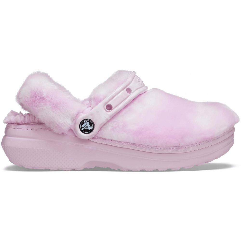 Crocs Classic Fur Sure Men Clogs Pink | DJIVSX092