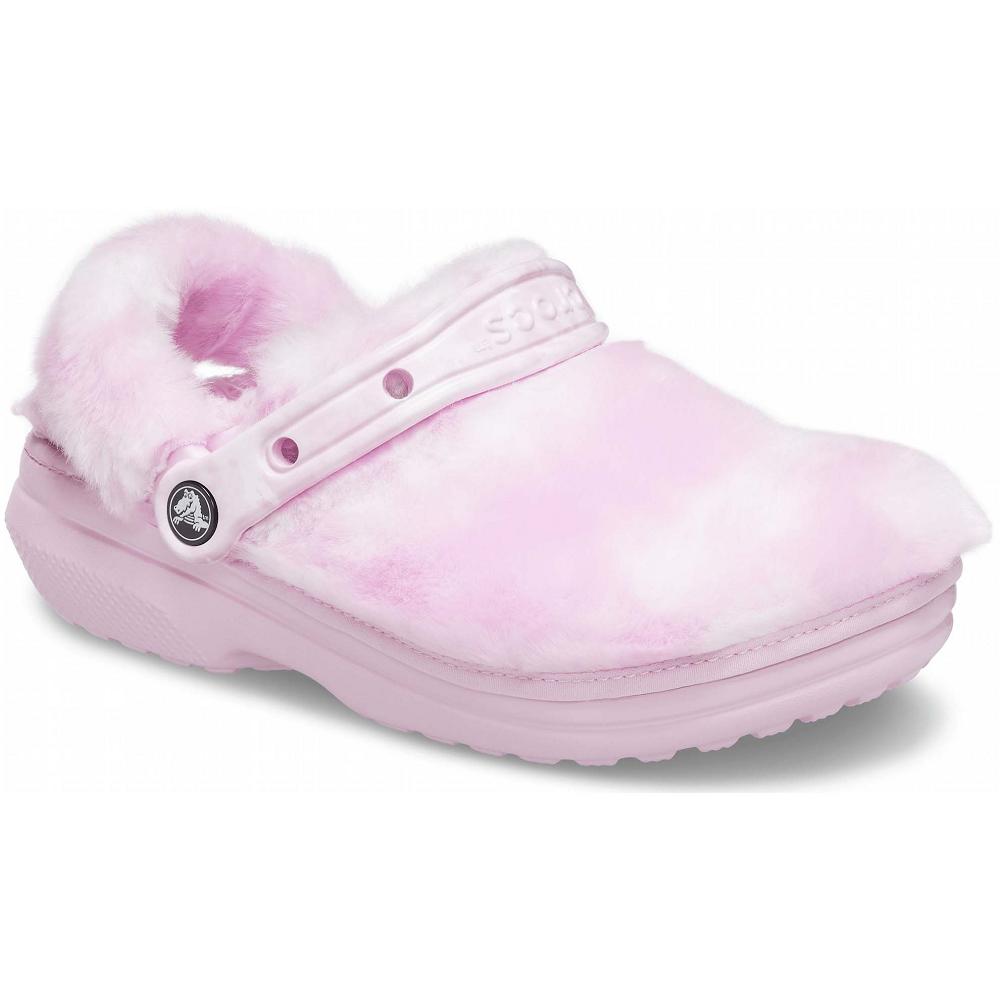 Crocs Classic Fur Sure Men Clogs Pink | DJIVSX092