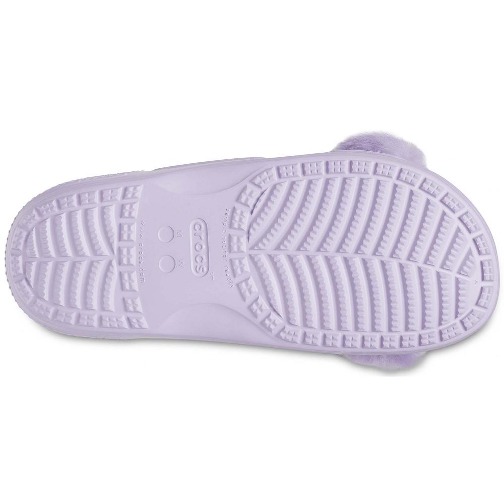 Crocs Classic Fur Sure Women Sandals Purple | EOVTGH632