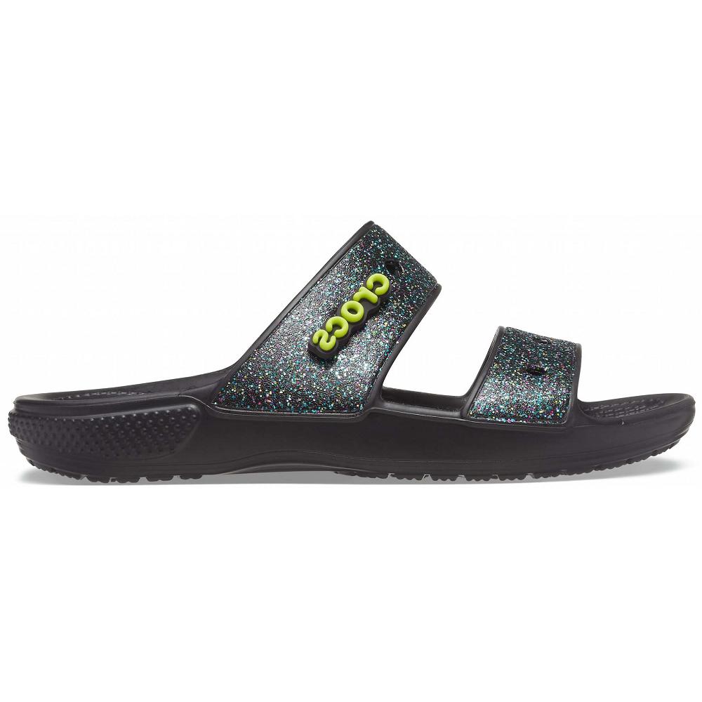 Crocs Classic Glitter Men Sandals Orange | TVKWIM910