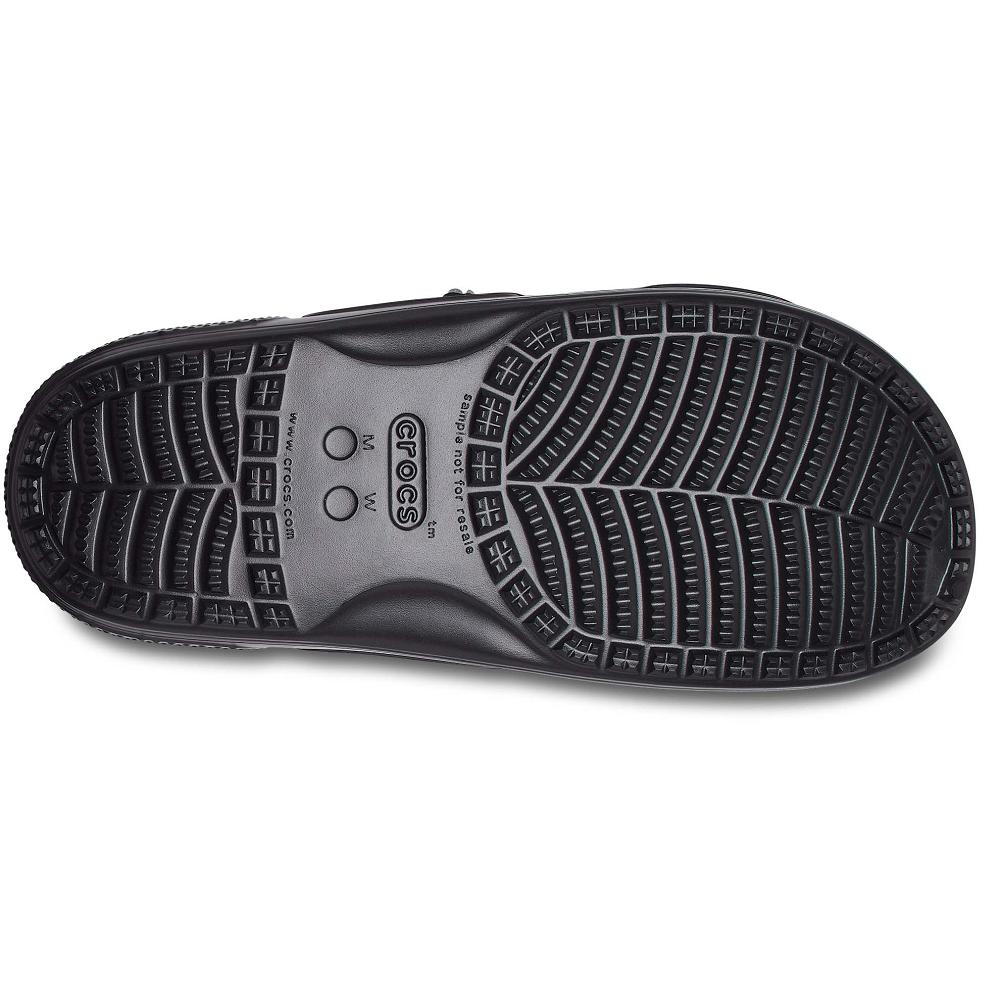Crocs Classic Glitter Women Sandals Black | TBQIMW870