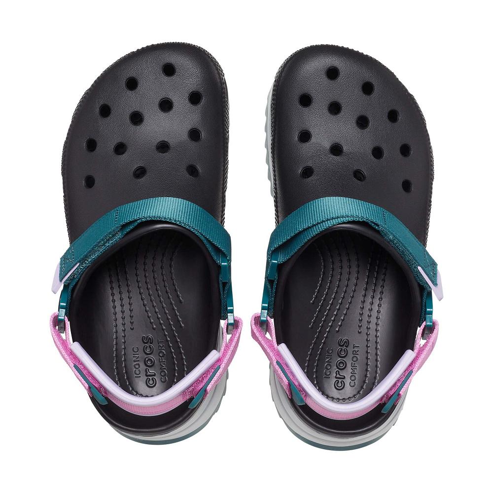 Crocs Classic Hiker Men Clogs Black / Multicolor | LQIAYJ518