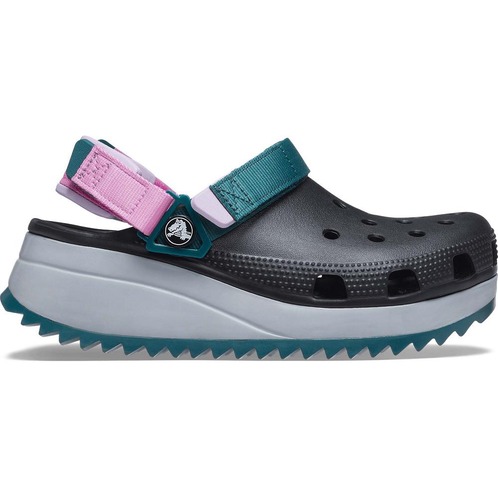 Crocs Classic Hiker Men Clogs Black / Multicolor | LQIAYJ518
